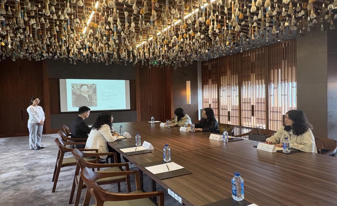 与三亚太阳湾柏悦酒店座谈交流